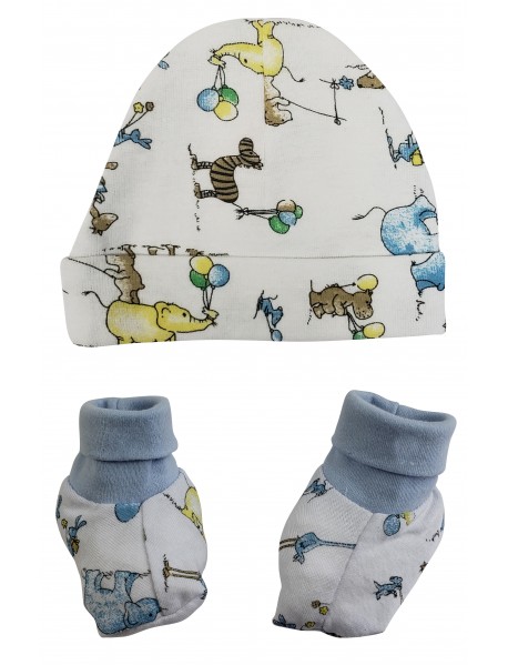 Baby Cap and Bootie Set