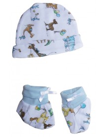 Baby Cap and Bootie Set