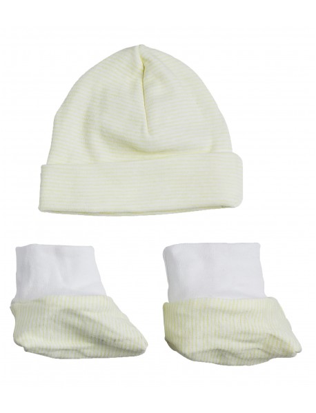 Baby Cap and Bootie Set