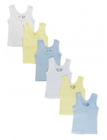 Boys Six Pack Pastel Tank Top