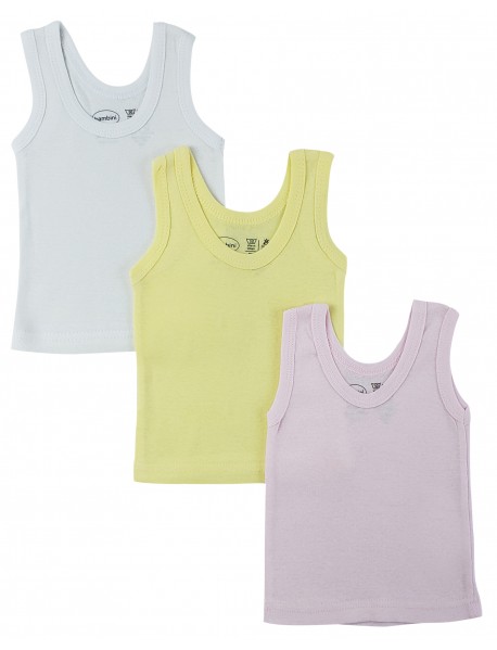 Girls Pastel Tank Top 3 Pack