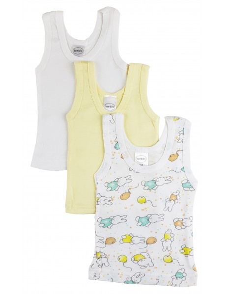 Girls Printed Tank Top Variety 3 Pack