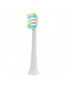 2Pcs ToothBrush Head White & Black for Loskii PA-213 Ultrasonic Vibration Electric Toothbrush