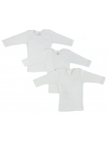 Long Sleeve White Lap T-shirt