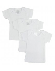 White Short Sleeve Lap Tee
