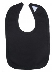 Black Interlock Bib