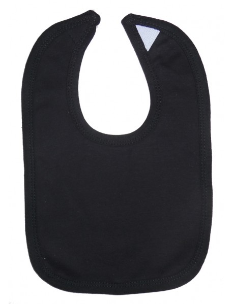 Black Interlock Bib