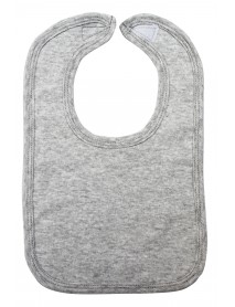 Heather Grey Interlock Bib