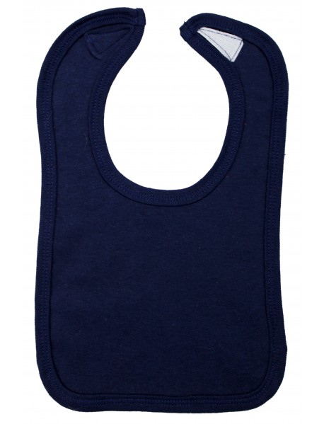 Navy Blue Interlock Bib