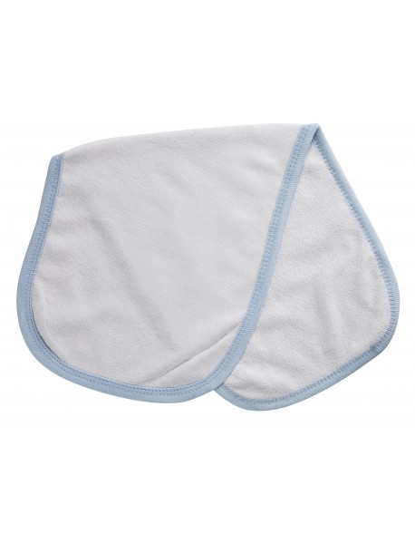 Terry Burpcloth with Blue Trim