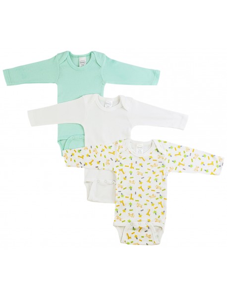 Boys Longsleeve Printed Onezie Variety Pack