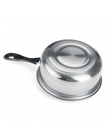 16cm Stainless Steel Steam Pot Thickening Hot Milk Pot Noodles Home Kitchen Cookware for Dinner Maker