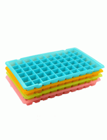 60 Holes Ice Tray Ice Cube Mold Jelly Ice Cub Box Mould Multifunction Refrigerator Accessories