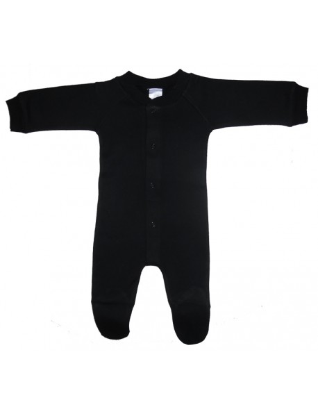Black Interlock Sleep & Play