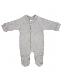 Heather Grey Closed-toe Sleep & Play