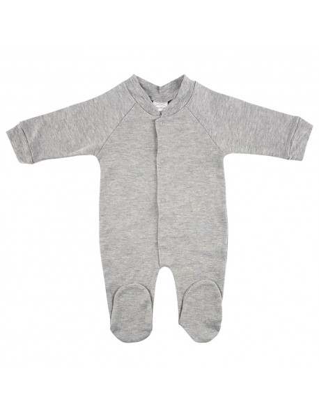 Heather Grey Closed-toe Sleep & Play