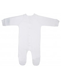 Interlock White Closed-toe Sleep & Play