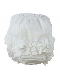 White Girl's Cotton/Poly 