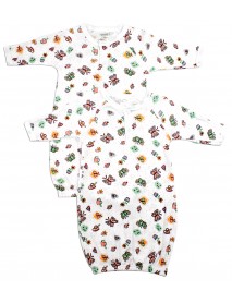 Printed Infant Gowns - 2 Pack