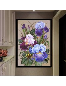 5D Full Drill Diamond Paintings Flower Bee Embroidery Cross Stitch Kit Home