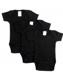 Black Onezie (Pack of 3)
