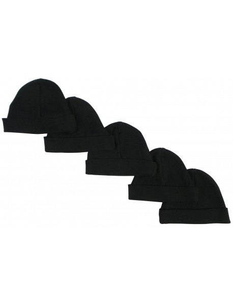 Black Baby Cap (Pack of 5)