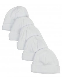 White Baby Cap (Pack of 5)