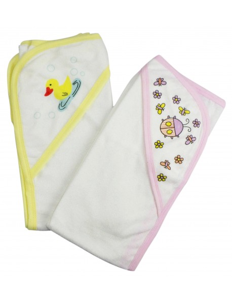 Infant Hooded Bath Towel (Pack of 2)