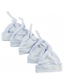 Blue Knotted Baby Cap (Pack of 5)