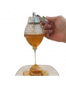 Honey Pot Pulp Dispenser Honey Pot Pressing Honey Seasoning Bottle Jam Ketchup Bottle Beverage Dispenser
