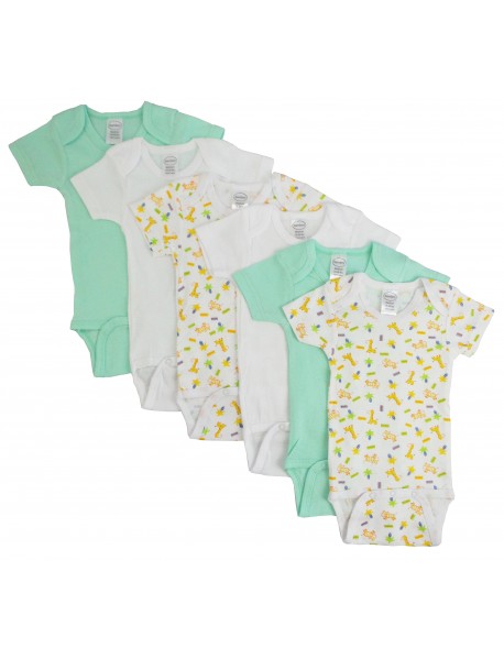 Boys Printed Short Sleeve 6 Pack