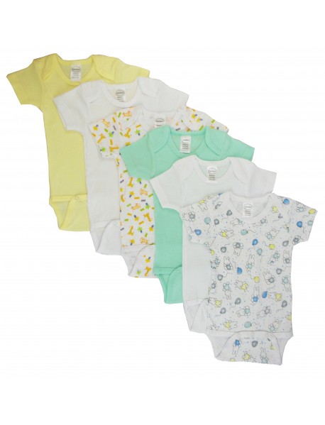 Boys Printed Short Sleeve 6 Pack