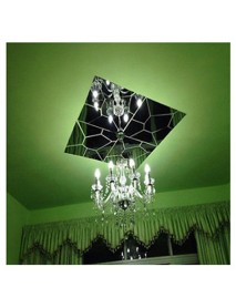 18cm 7Pcs DIY Acrylic Modern Mirror Decal Art Mural Wall Sticker Home Decor Removable Stickers