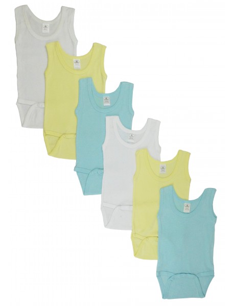 Boys Tank Top Onezies 6 Pack