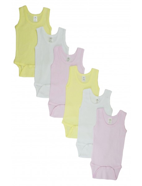 Girls Tank Top Onezies 6 Pack