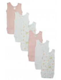 Girls Tank Top Onezies 6 Pack