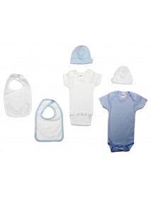 Boys 6 Piece Layette Set