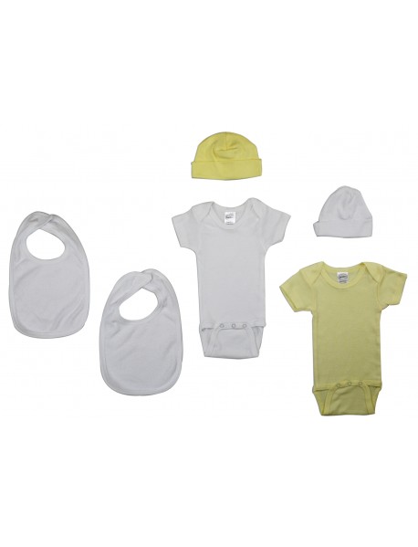 Newborn Baby 6 Piece Layette Set