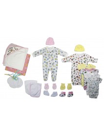 Newborn Baby Girls 20 Pc Layette Baby Shower Gift Set
