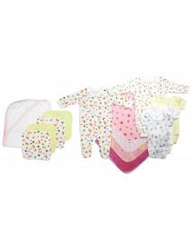 Newborn Baby Girls 14 Pc Layette Baby Shower Gift Set