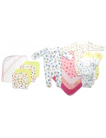 Newborn Baby Girls 14 Pc Layette Baby Shower Gift Set