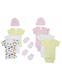 Newborn Baby Girls 10 Pc Layette Baby Shower Gift Set