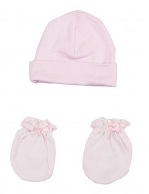 Girls Cap and Mittens 2 Piece Set
