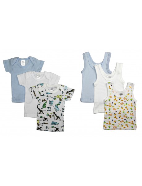 Boys 6 Piece Layette Set