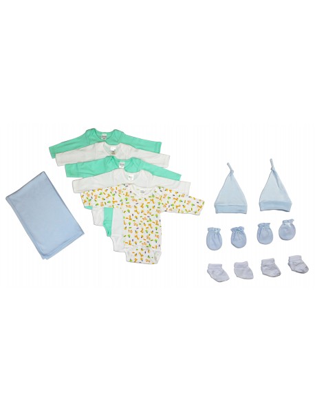 Newborn Baby Boys 12 Pc Layette Baby Shower Gift Set