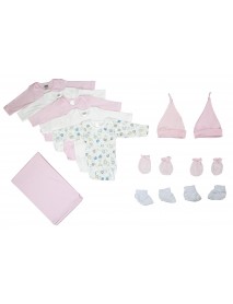 Newborn Baby Girl 12 Pc Layette Baby Shower Gift Set