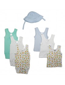 Boys Summer 7 Piece Layette Set