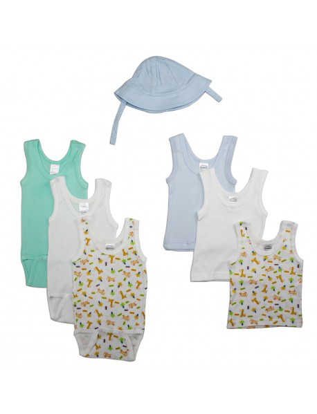 Boys Summer 7 Piece Layette Set