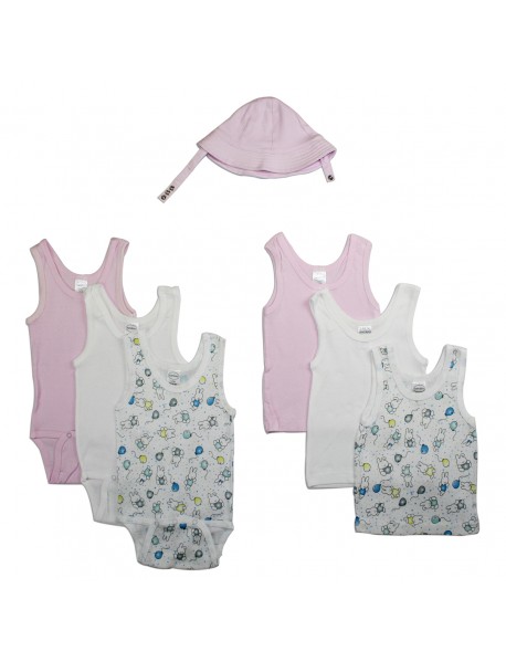 Girls Summer 7 Piece Layette Set