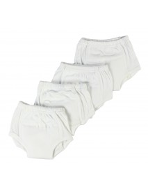 White Training Pants 4-Pack